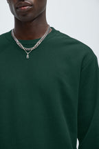 Tyson Crew Neck Sweatshirt - Hunter Green image 3