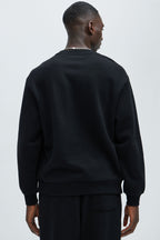 Tyson Crew Neck Sweatshirt - Black image 4