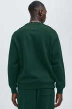 Tyson Crew Neck Sweatshirt - Hunter Green image 4