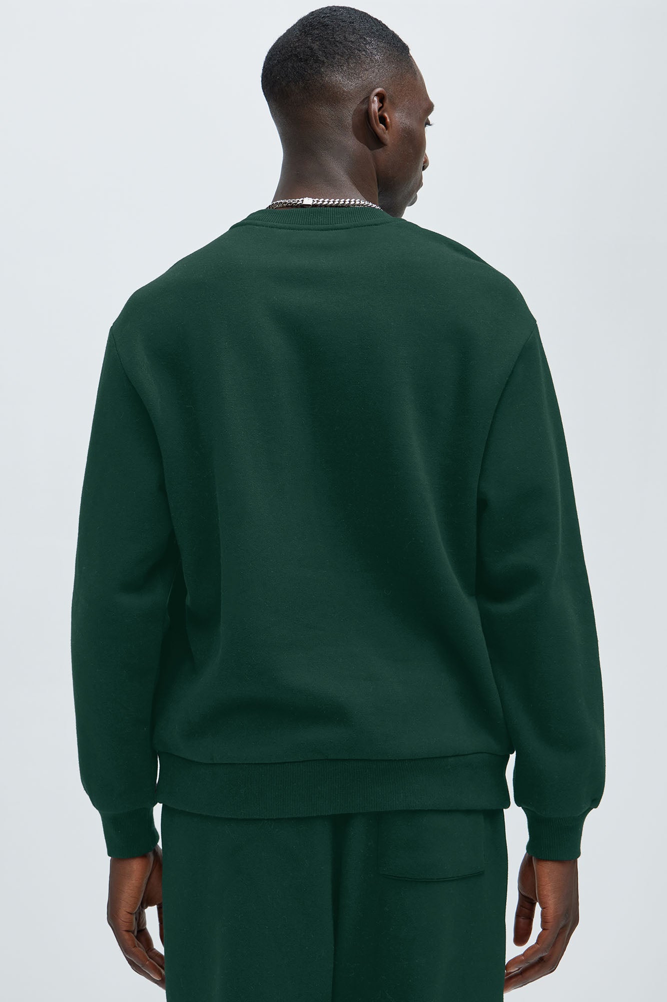 Tyson Crew Neck Sweatshirt - Hunter Green image 4