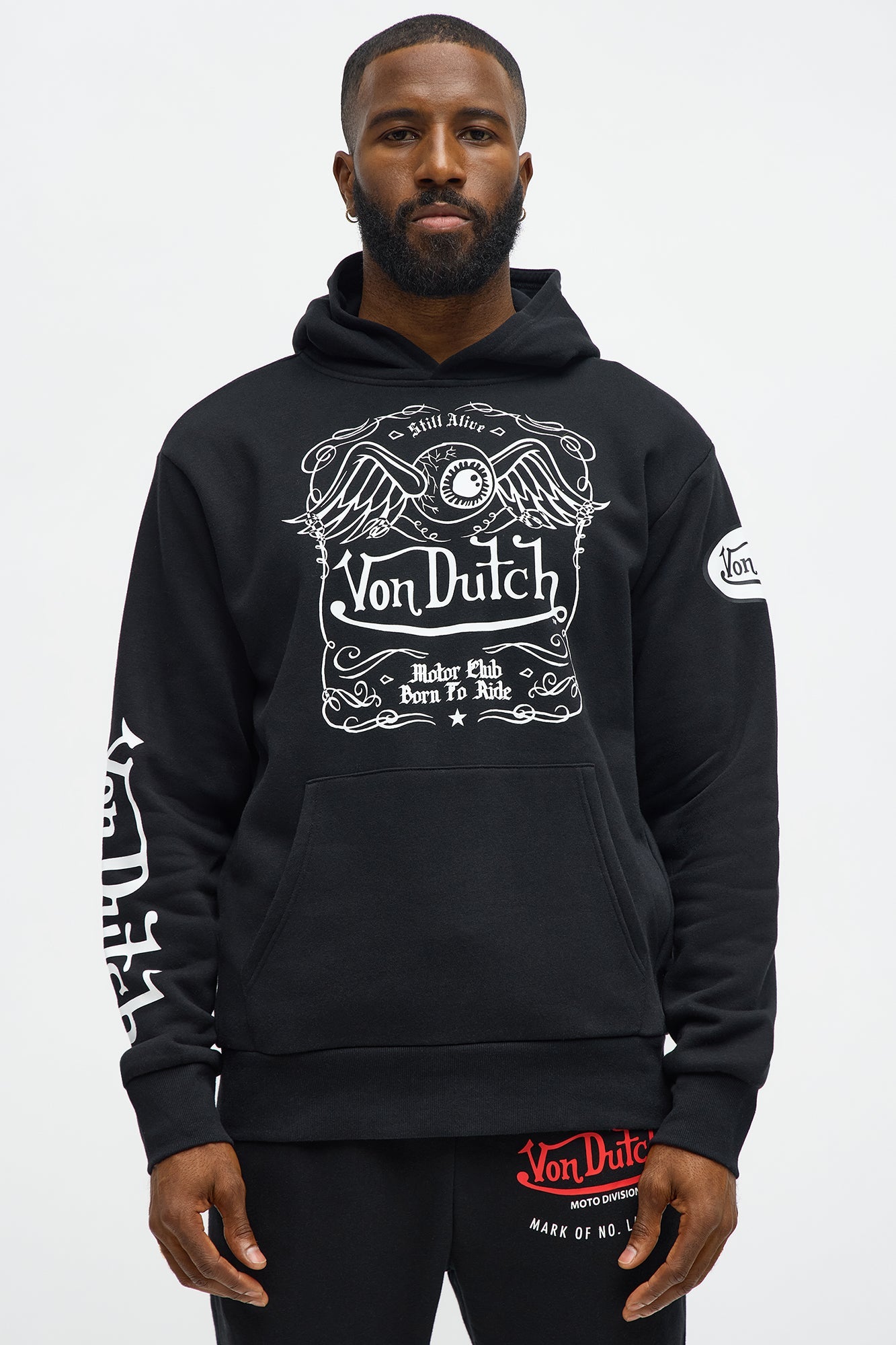 Von Dutch Motor Club Hoodie - Black image 1