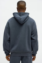 Von Dutch Patchy Oversized Hoodie - Charcoal image 4