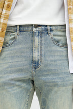 Stacked Skinny Flare Not Too Much Distressed Jean - Medium Wash image 3