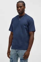 Oversized Heavyweight Tee 240GSM - Midnight Blue image 4