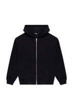 410 Oversized Zip Hoodie - Black image 3
