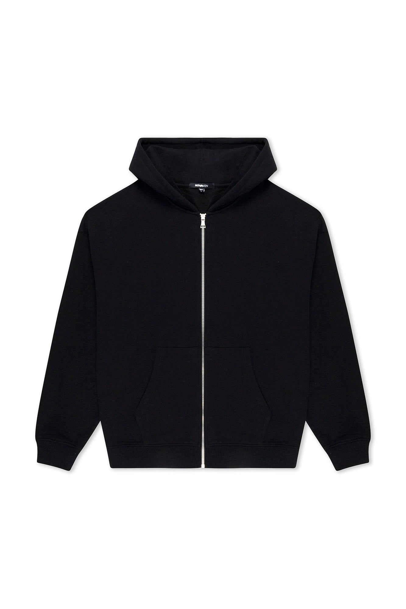 410 Oversized Zip Hoodie - Black image 3