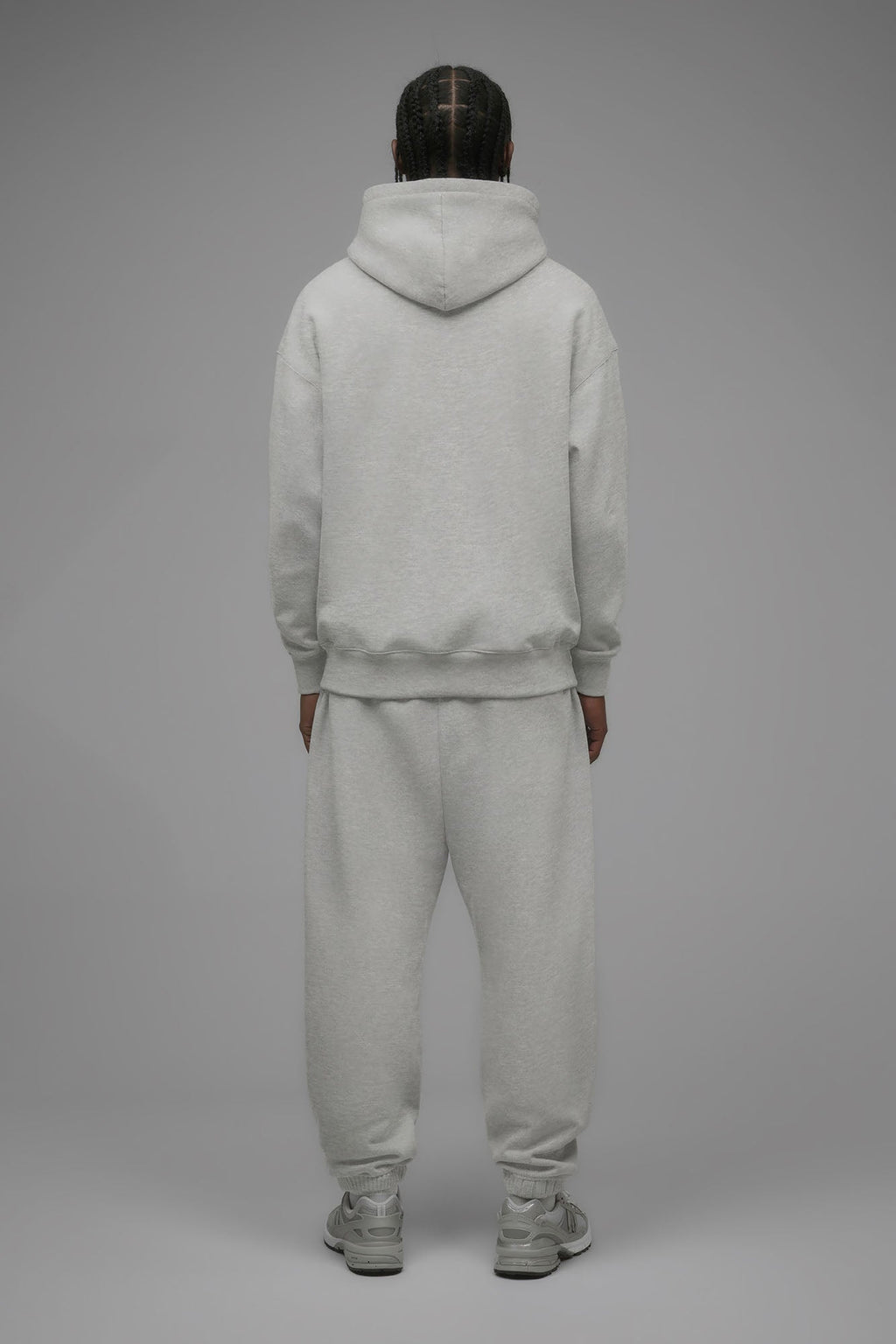 410 Oversized Hoodie - Heather Grey image 2