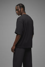 410 Oversized Fleece Tee - Black image 2