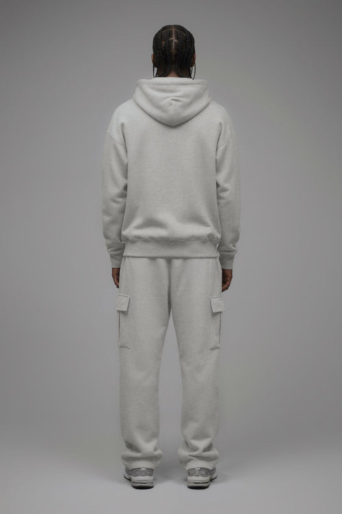 410 Oversized Zip Hoodie - Heather Grey image 2