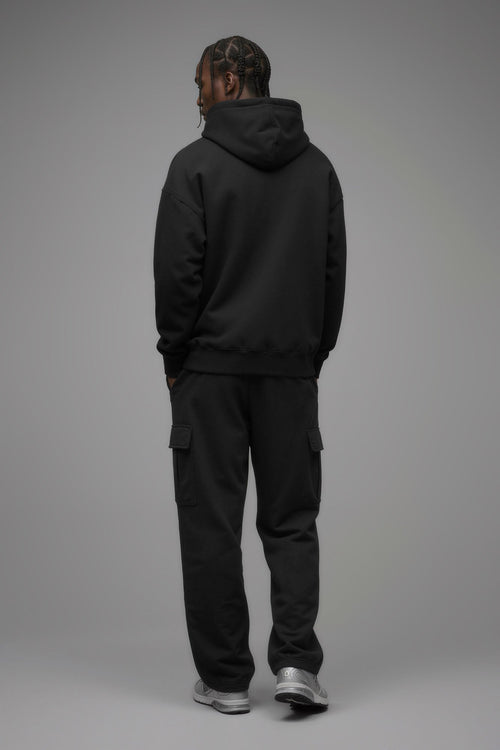 410 Oversized Zip Hoodie - Black image 2