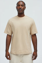 Oversized Heavyweight Tee 240GSM - Tan image 1