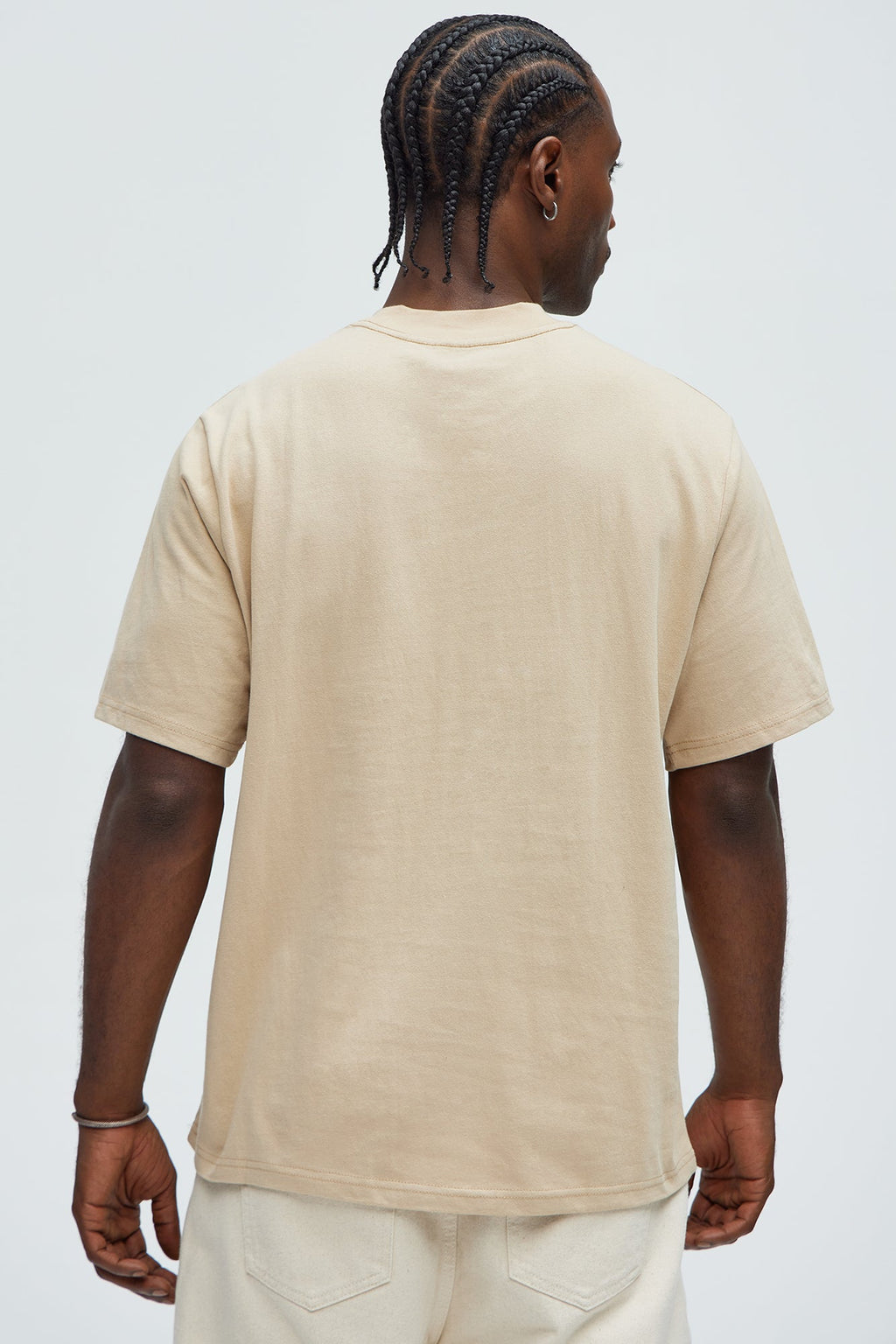 Oversized Heavyweight Tee 240GSM - Tan image 3