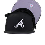 Atlanta Braves Black Glow in the Dark 1995 World Series New Era 59Fifty Fitted