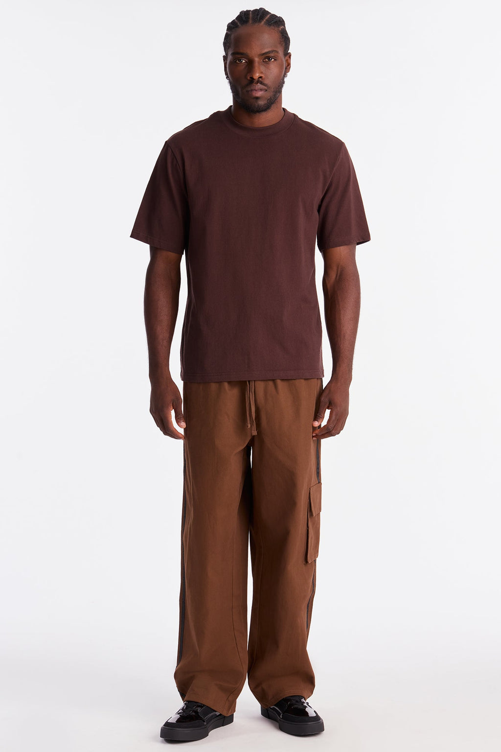 Oversized Heavyweight Tee 240GSM - Chocolate image 2