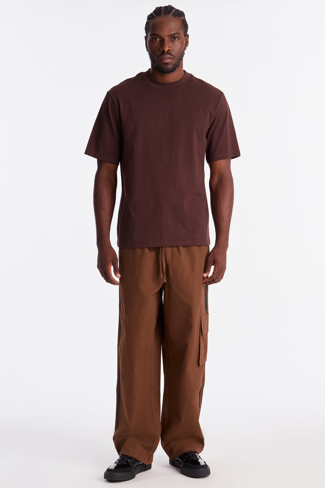 Oversized Heavyweight Tee 240GSM - Chocolate image 2
