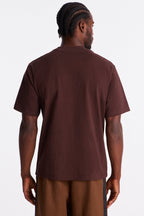 Oversized Heavyweight Tee 240GSM - Chocolate image 4