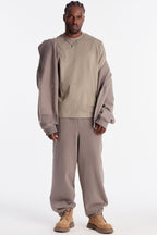 Oversized Heavyweight Tee 240GSM - Taupe image 4