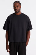 Boxy Heavyweight Tee 240GSM - Black image 1