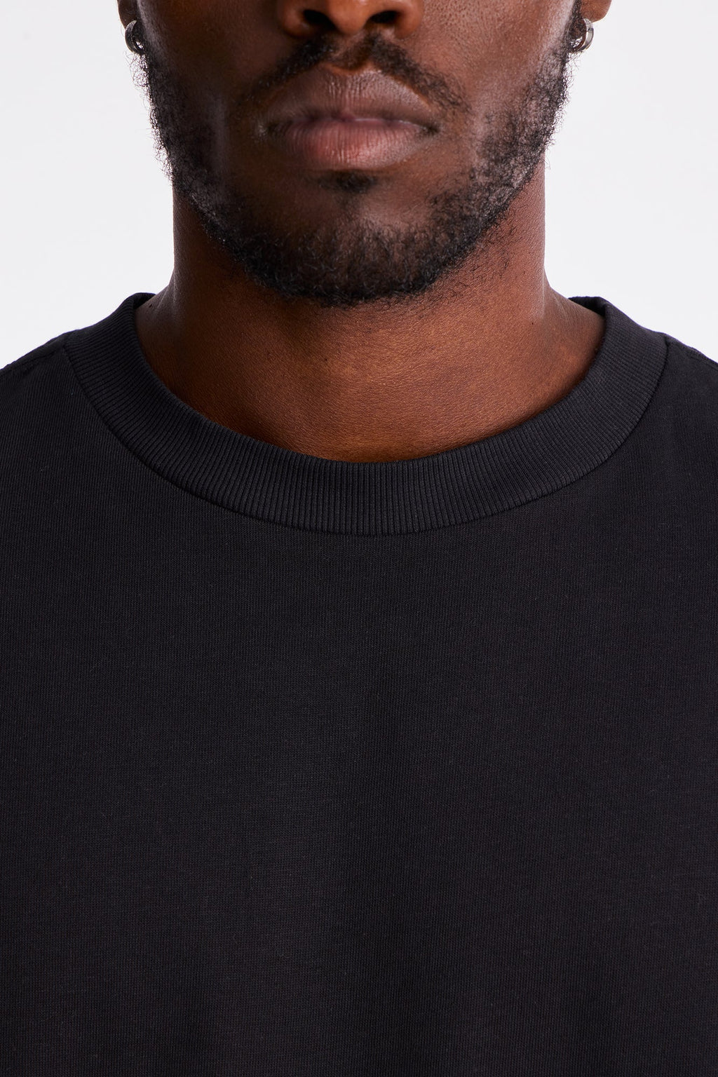Boxy Heavyweight Tee 240GSM - Black image 4