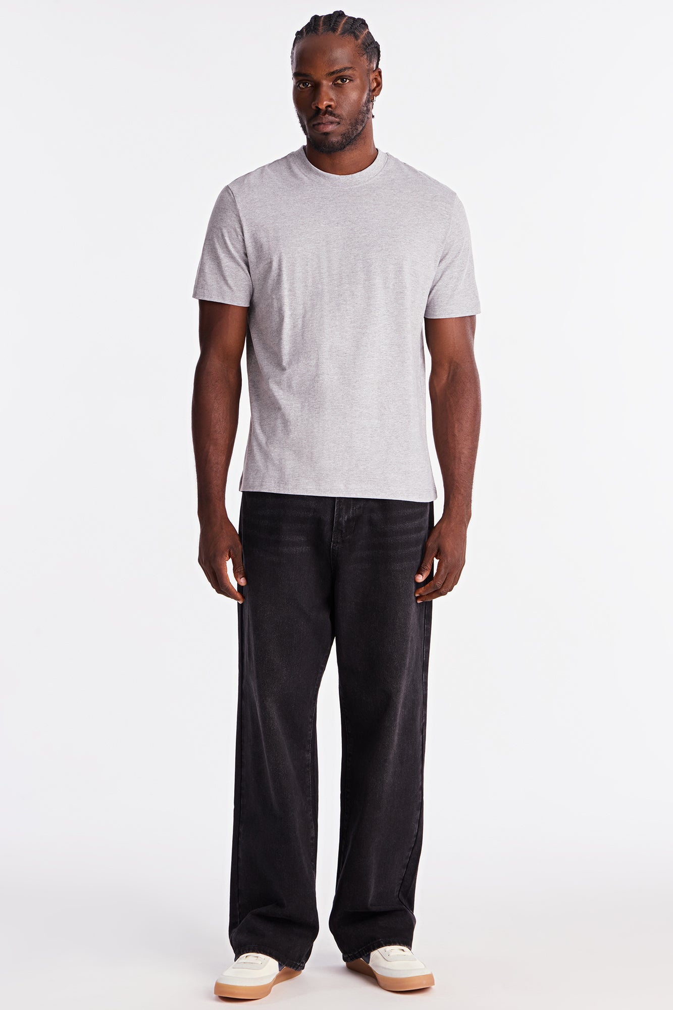 Classic Lightweight Tee - HeatherGrey image 2