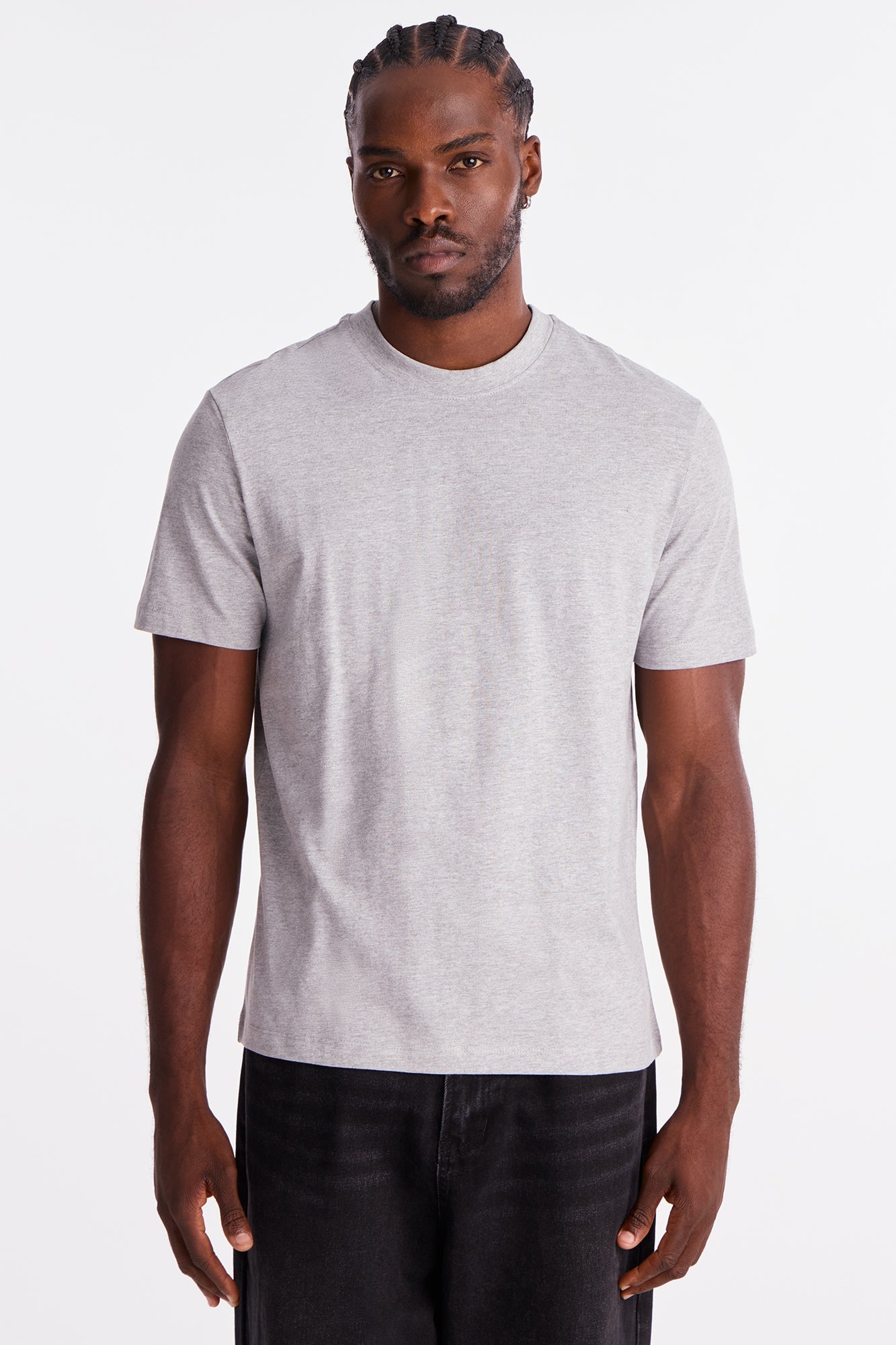 Classic Lightweight Tee - HeatherGrey image 1