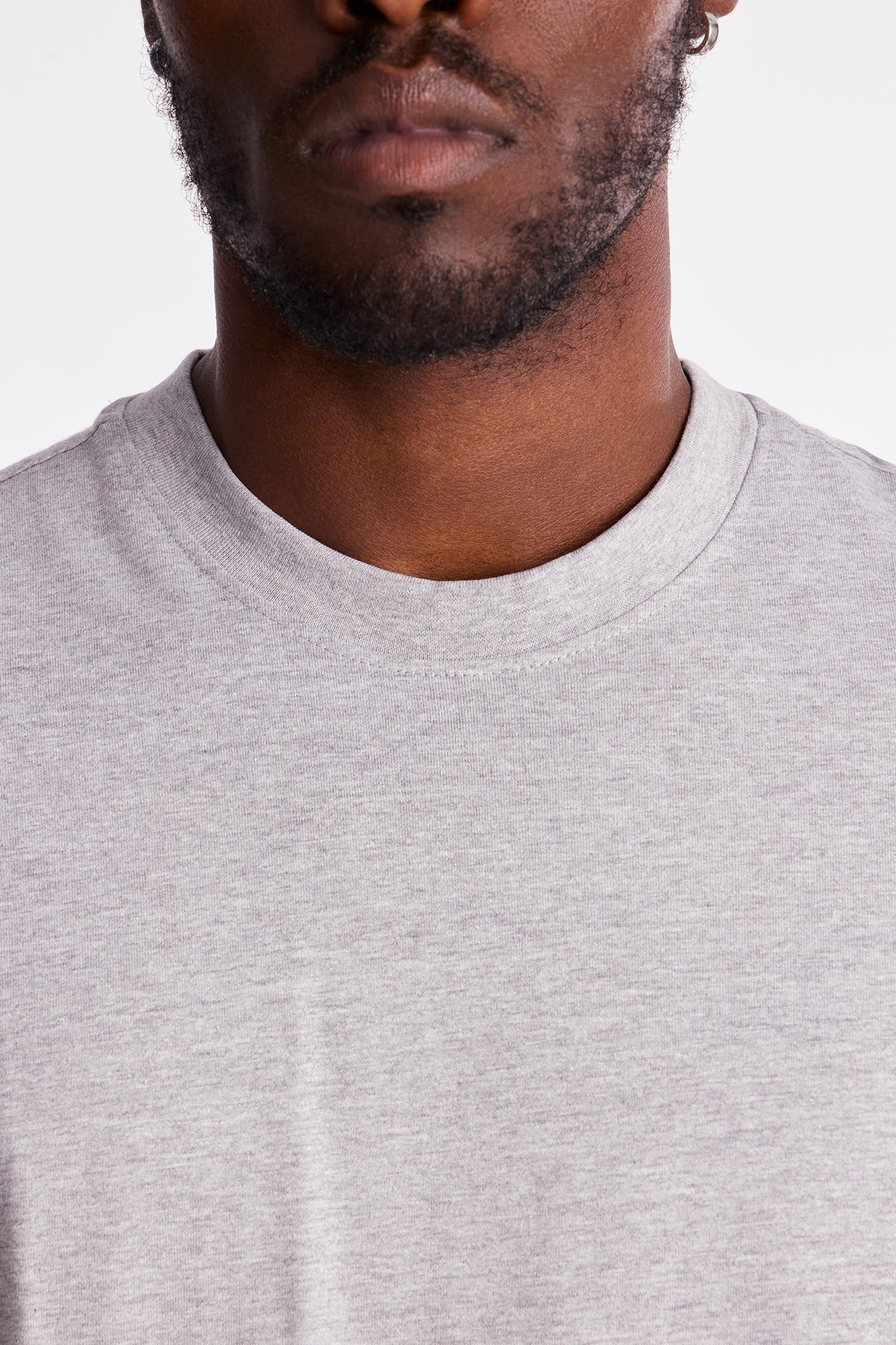 Classic Lightweight Tee - HeatherGrey image 3