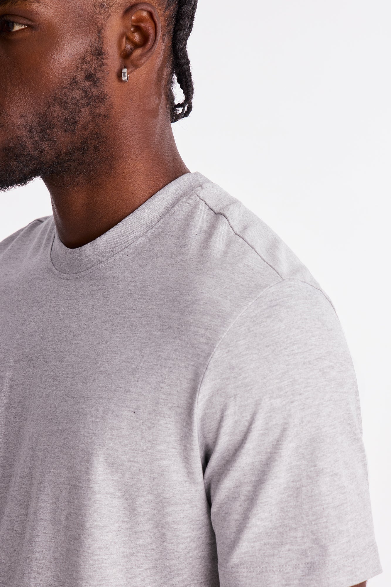 Classic Lightweight Tee - HeatherGrey image 4