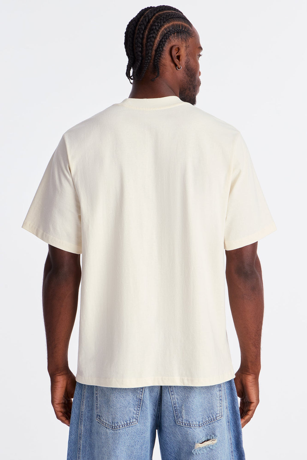 Oversized Heavyweight Tee 240GSM - Off White image 4