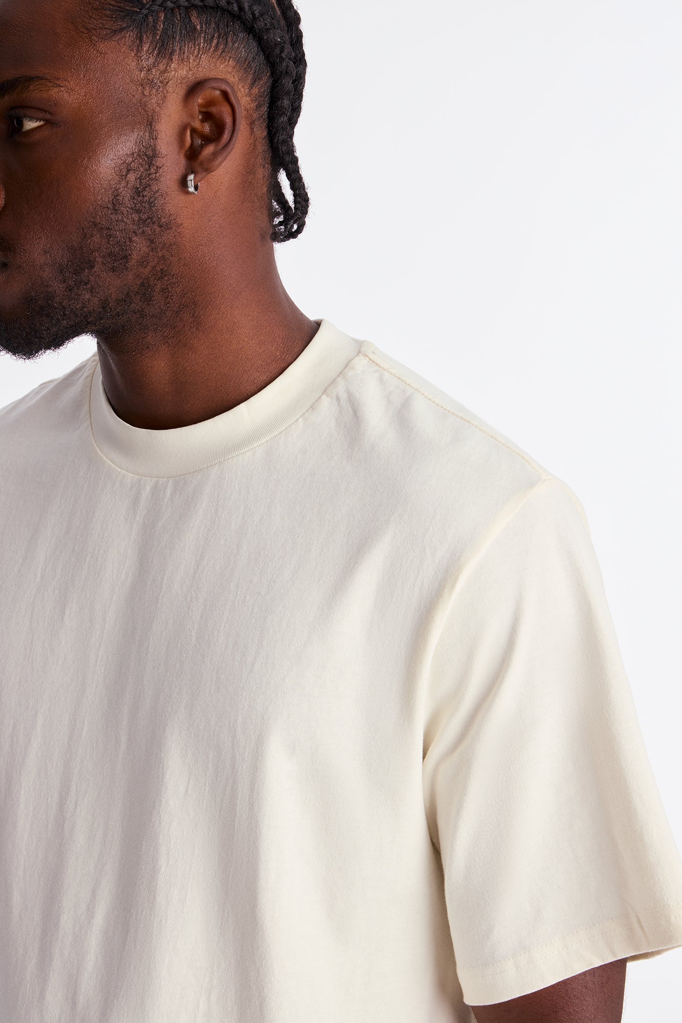 Oversized Heavyweight Tee 240GSM - Off White image 3