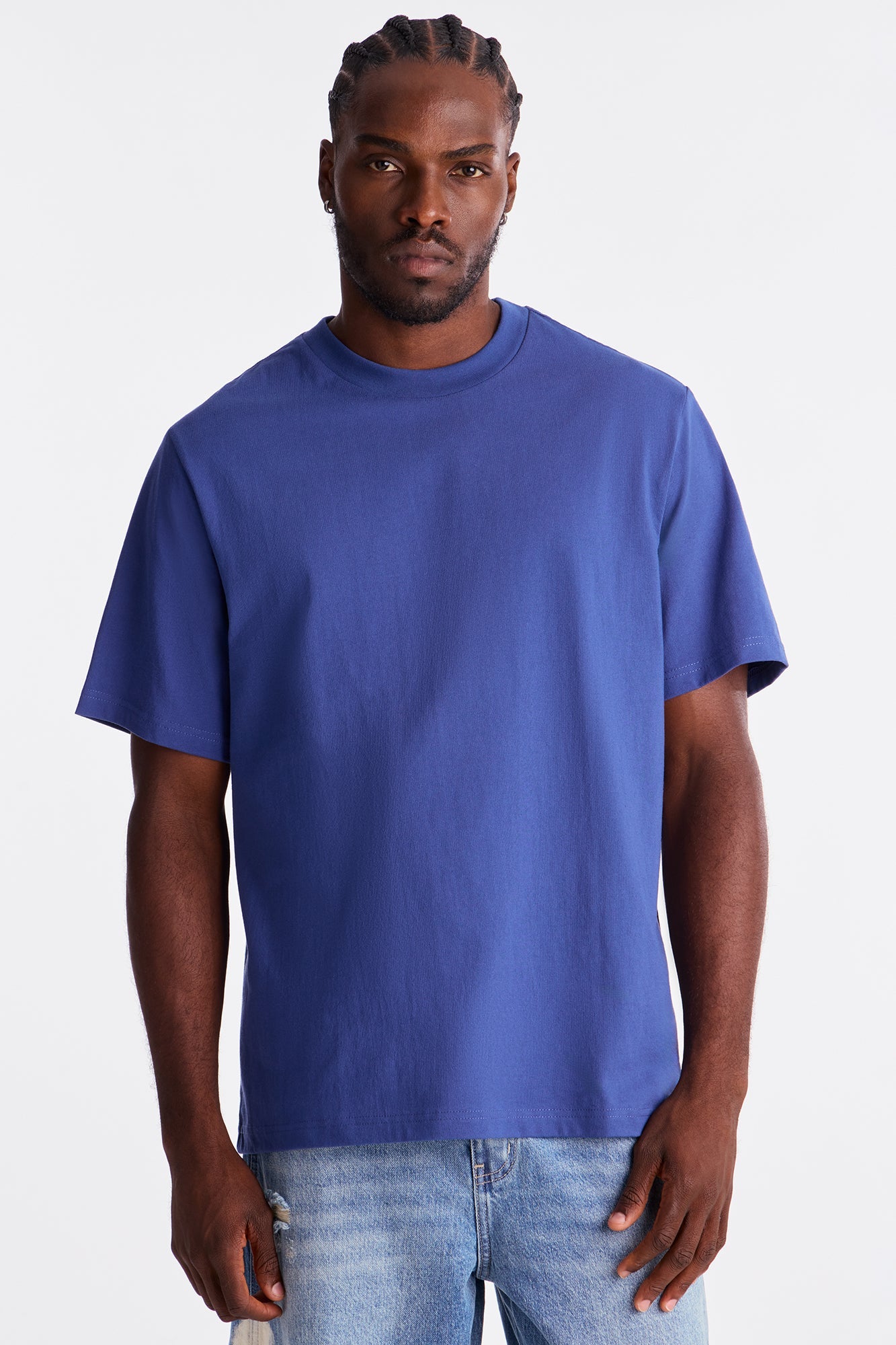 Oversized Heavyweight Tee 240GSM - Navy image 1