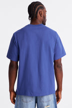 Oversized Heavyweight Tee 240GSM - Navy image 4
