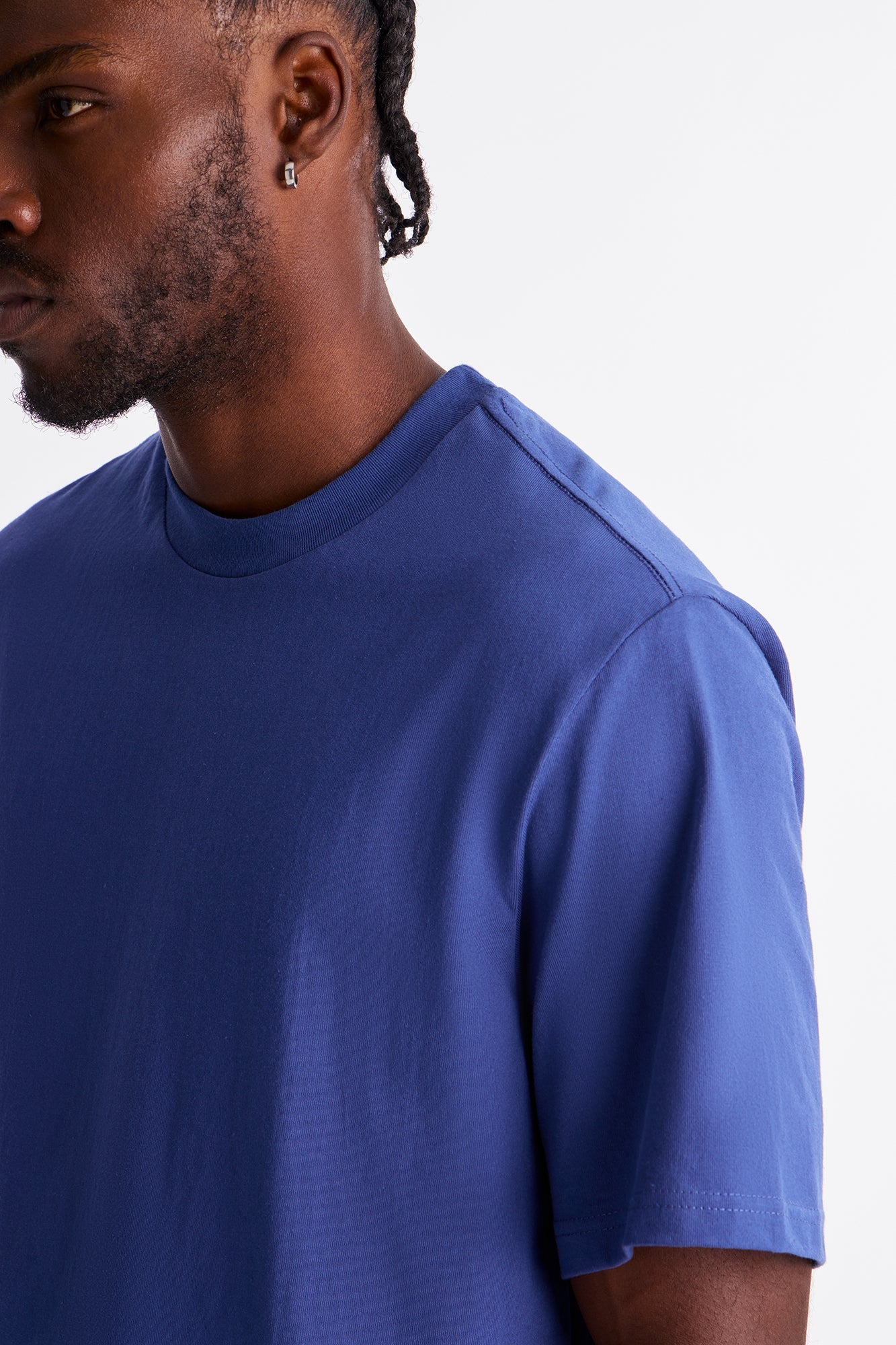 Oversized Heavyweight Tee 240GSM - Navy image 3