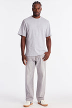 Oversized Heavyweight Tee 240GSM - Heather Grey image 3