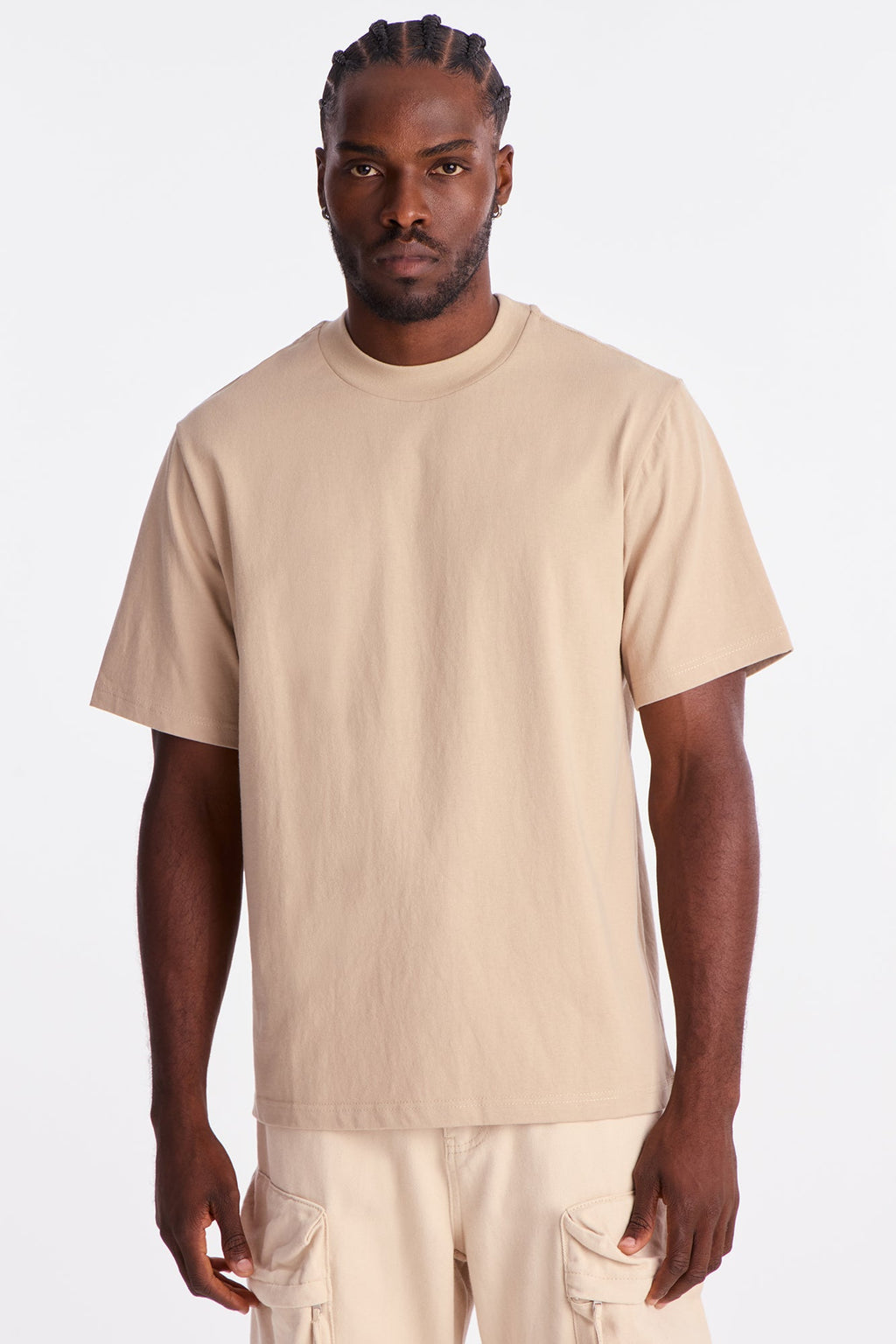 Oversized Heavyweight Tee 240GSM - Beige image 1