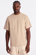 Oversized Heavyweight Tee 240GSM - Beige image 1
