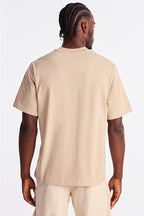 Oversized Heavyweight Tee 240GSM - Beige image 4