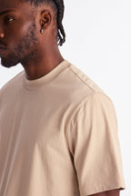 Oversized Heavyweight Tee 240GSM - Beige image 3