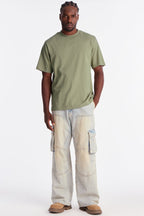 Oversized Heavyweight Tee 240GSM - Olive image 2