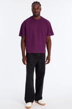 Boxy Premium Midweight Tee - Plum image 3