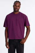 Boxy Premium Midweight Tee - Plum image 1