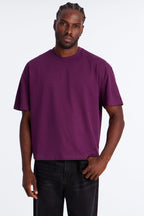 Boxy Premium Midweight Tee - Plum image 1