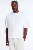 Boxy Heavyweight Tee 240GSM - White image 1