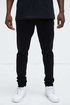 Cornell Stacked Skinny Jeans - Black image 2