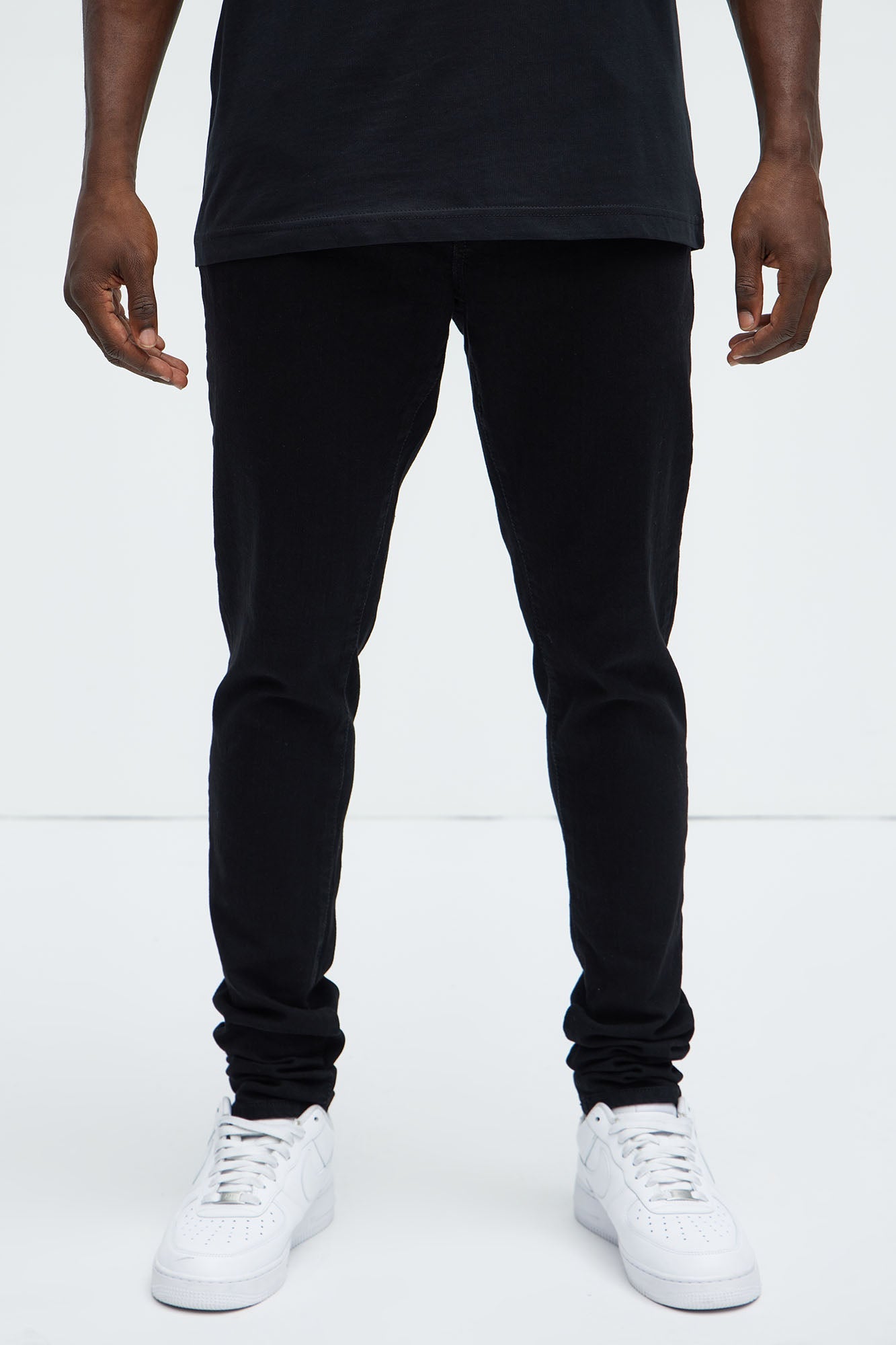Cornell Stacked Skinny Jeans - Black image 2