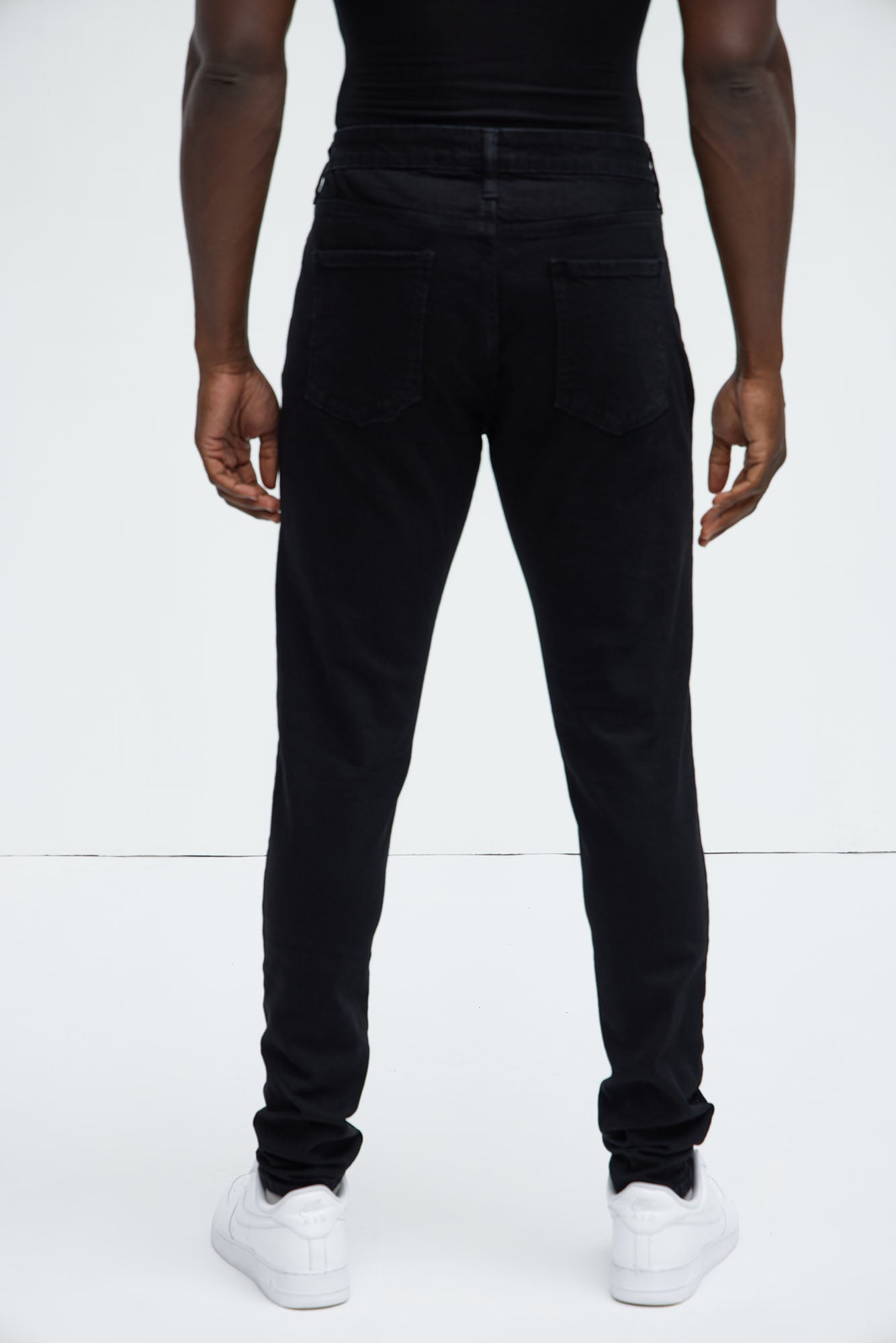 Cornell Stacked Skinny Jeans - Black image 4