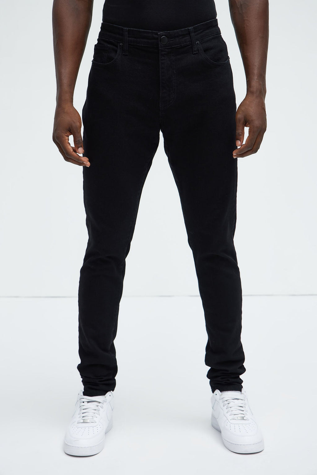 Cornell Stacked Skinny Jeans - Black image 1