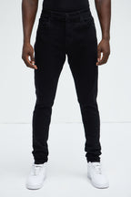 Cornell Stacked Skinny Jeans - Black image 1