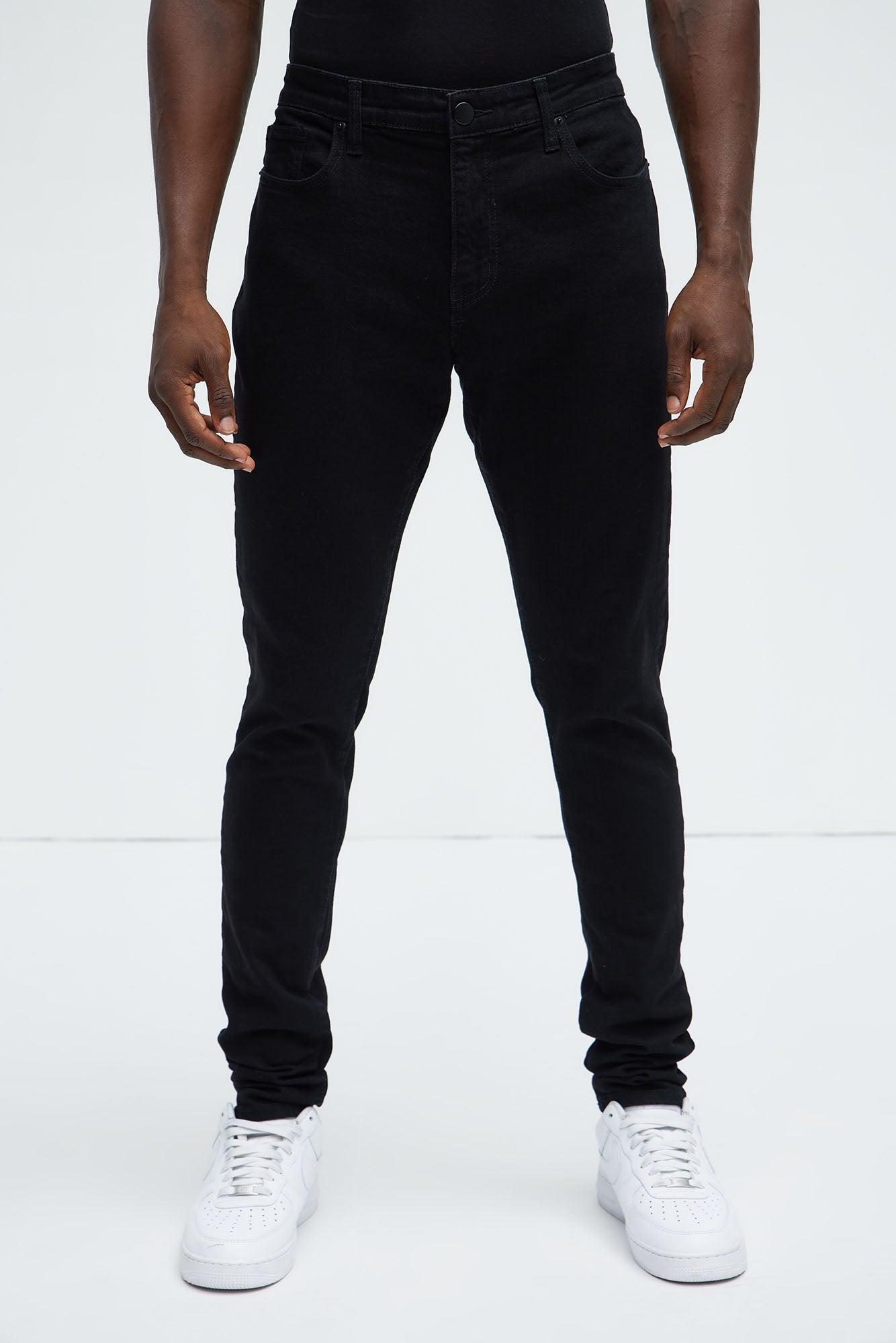 Cornell Stacked Skinny Jeans - Black image 1