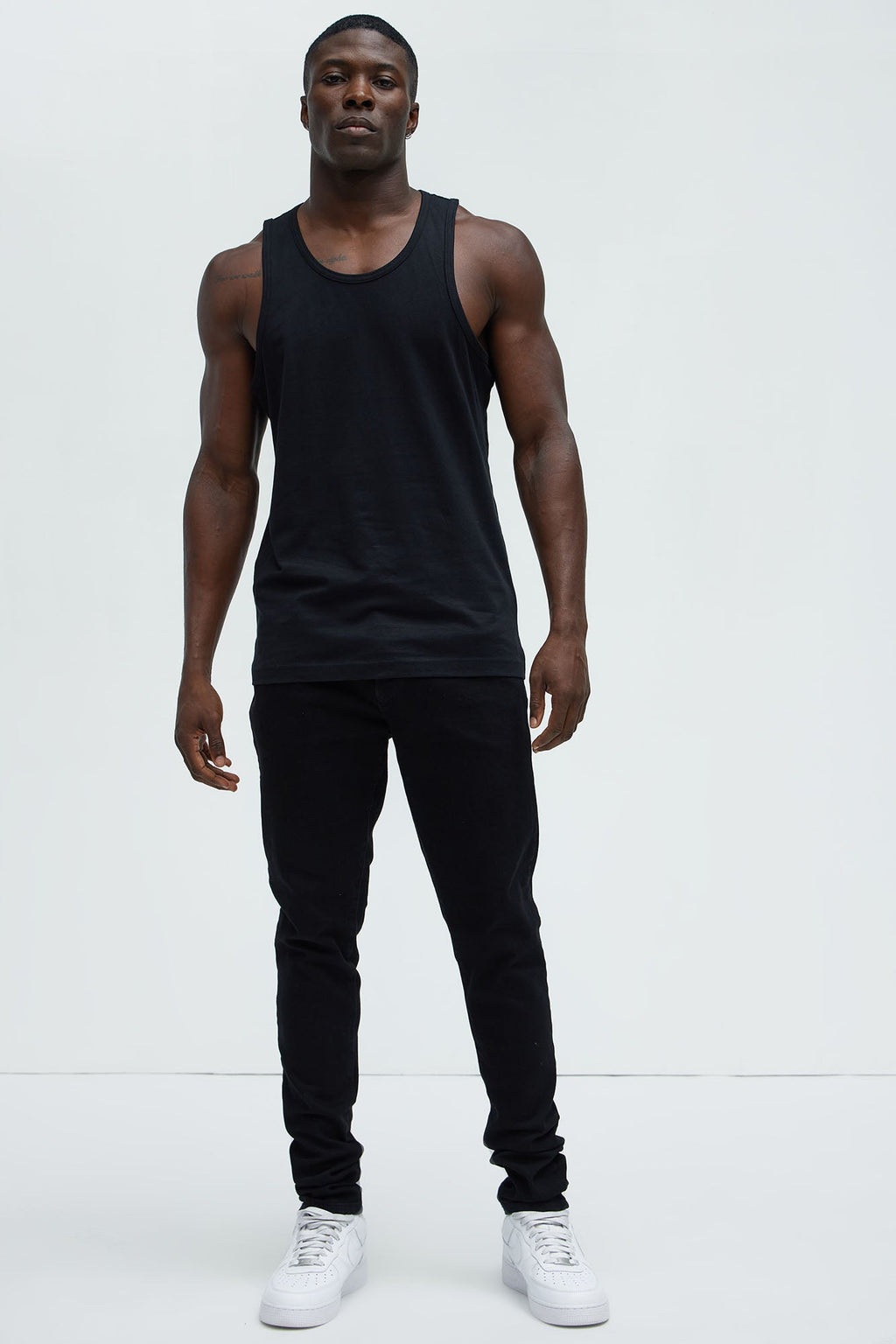 Cornell Stacked Skinny Jeans - Black image 3