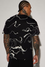All In Marble Short Sleeve Tee - Black/combo image 4